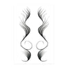 Qp hairVigorous 5 Styles Baby Hair Temporary Tattoos Sticker DIY Natural Curly Hair Edges Long Lasting Waterproof hair on the temples