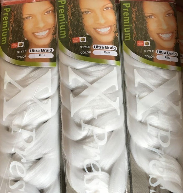 Xpression braid hair extension color6 BRAID ultra braid color 8 afro super jumbo braid 20colors available 3packs/lot