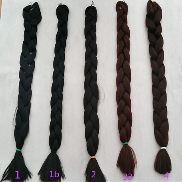 Copy of kanekalon hair braiding nigeria made 82inch 165g Ultra X braid 1 1b 2 4 27 30 33 grey blue red