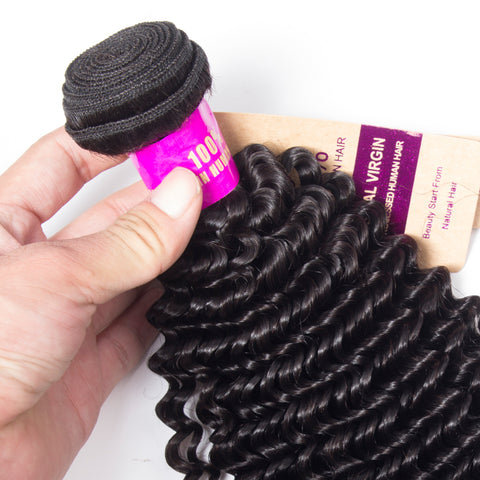 Hair Malaysian Kinky Curly 3 Bundles 10-28 inch Remy Human Hair Bundles Natural Color Malaysian Hair Weave Bundles Deal