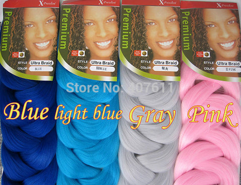 new arrival exprssion braiding hair super jumbo braid afro hair extension braids synthetic hair weaves 25colors available