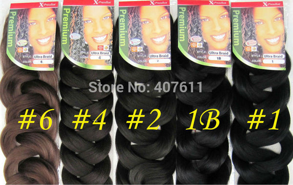 new arrival exprssion braiding hair super jumbo braid afro hair extension braids synthetic hair weaves 25colors available