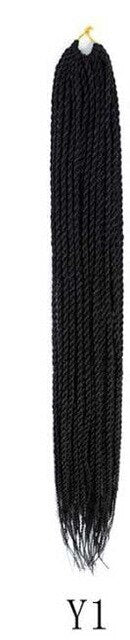 QP hair Ombre Senegalese Twist Hair Crochet braids 24 inch 30 Roots/pack Synthetic Braiding Hair Crotchet hair