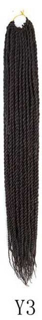 QP hair Ombre Senegalese Twist Hair Crochet braids 24 inch 30 Roots/pack Synthetic Braiding Hair Crotchet hair