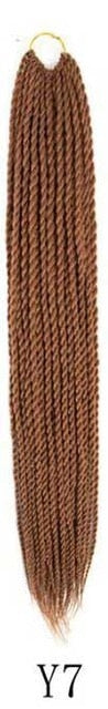 QP hair Ombre Senegalese Twist Hair Crochet braids 24 inch 30 Roots/pack Synthetic Braiding Hair Crotchet hair