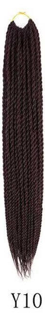 QP hair Ombre Senegalese Twist Hair Crochet braids 24 inch 30 Roots/pack Synthetic Braiding Hair Crotchet hair