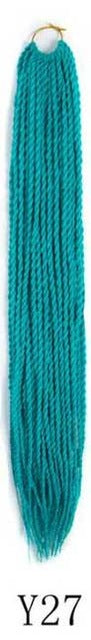 QP hair Ombre Senegalese Twist Hair Crochet braids 24 inch 30 Roots/pack Synthetic Braiding Hair Crotchet hair