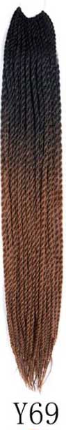 QP hair Ombre Senegalese Twist Hair Crochet braids 24 inch 30 Roots/pack Synthetic Braiding Hair Crotchet hair