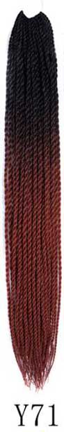 QP hair Ombre Senegalese Twist Hair Crochet braids 24 inch 30 Roots/pack Synthetic Braiding Hair Crotchet hair