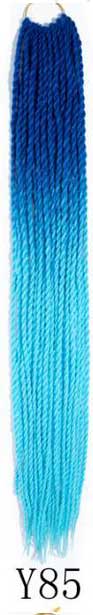 QP hair Ombre Senegalese Twist Hair Crochet braids 24 inch 30 Roots/pack Synthetic Braiding Hair Crotchet hair