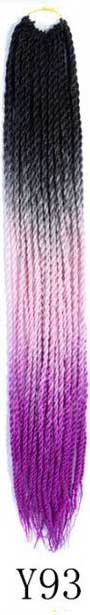 QP hair Ombre Senegalese Twist Hair Crochet braids 24 inch 30 Roots/pack Synthetic Braiding Hair Crotchet hair