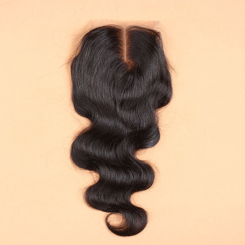 7A Best Virgin Brazilian Closure Body Wave Brazilian Lace Closure Bleached Knots Closures Free/2/3Part Virgin Human Hair Closure