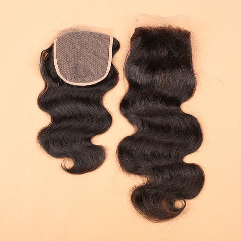 7A Best Virgin Brazilian Closure Body Wave Brazilian Lace Closure Bleached Knots Closures Free/2/3Part Virgin Human Hair Closure