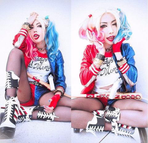 Harley Quinn Wig Harleen Quinzel Cosplay  Wigs Suicide Squad