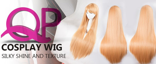 QP Pink Hair Fashion Anime Wigs Air Volume High Temperature Soft Hair Silk Bulk Hair Long Curly Big Wave Hair Wig Cosplay