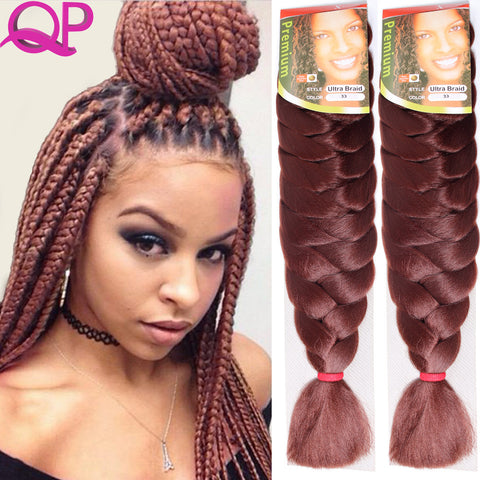 Wholesale 1 Pcs Xpressions Kanekalon Braiding Hair28 Inch Box Braid extensions