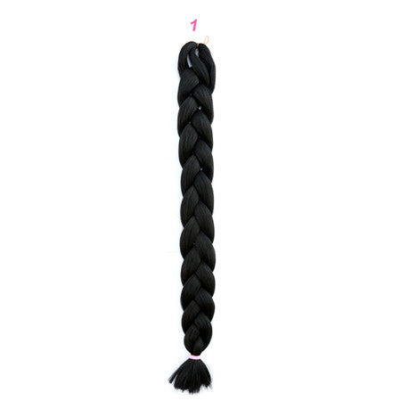 solid color braiding hair  one piece 82 inch Synthetic High Temperature Fiber 165g  pure color Braid Hair Extensions free shipping
