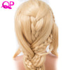 Cosplay wig  Princess 3X Braided Extra Long 140cm Blonde Color Synthetic long briad Wig