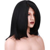 L Part Kinky Straight Lace Front Artificial Wig For Black women Heat Resistant Short Bob Natural Synthetic Lace Front Wig
