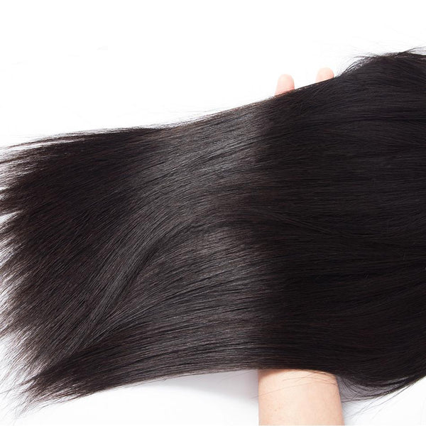 Straight Brazilian Hair Weave Bundles 10-30 inch Deals Natural Color Human Hair Bundles 100% Remy Hair Extensions