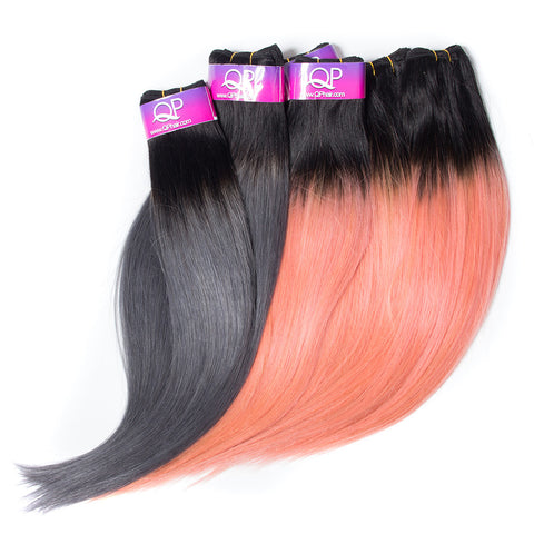 QP hair 4 colorful hair Freedomstyles youtube video use 10inch-18inch Brazilian virgin straight hair